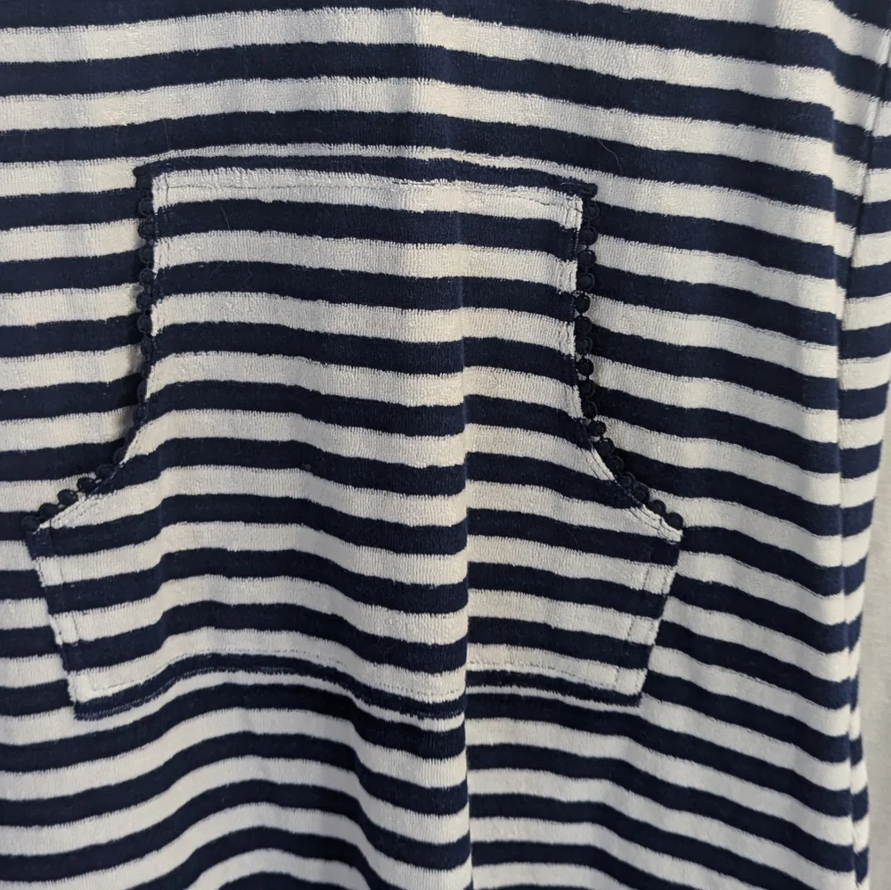 NWT Flapdoodles Size 10 Terrycloth Hooded Dress/Cover-up
